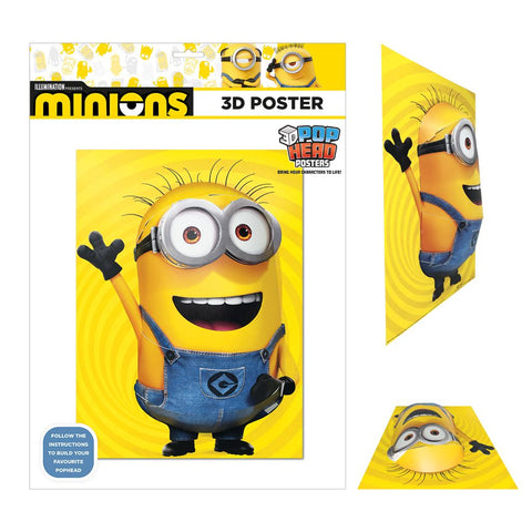 MINIONS 3D POSTER (POPHEADS)