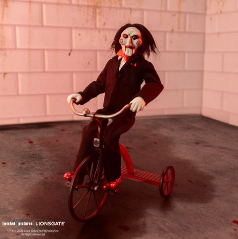 TRICK OR TREAT STUDIOS  1:6 Scale Figure Saw Billy on Bicycle