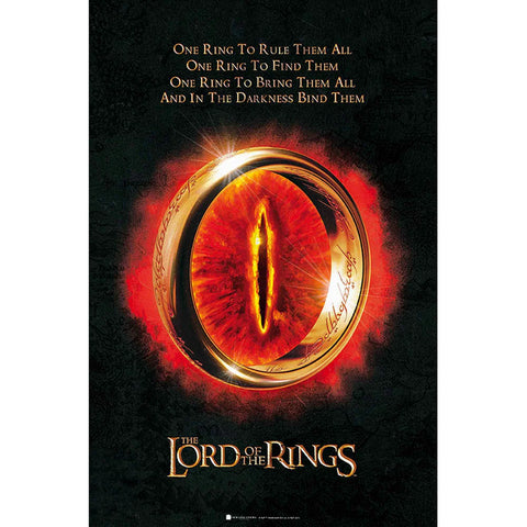 The Lord of The Rings One Ring 61 x 91.5cm Maxi Poster