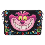 CHESHIRE CAT FLORAL CROSSBODY BAG - ALICE IN WONDERLAND