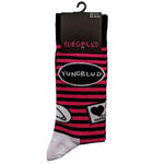 Yungblud Unisex Ankle Socks: Symbols (Black) (UK Size 7 - 11)