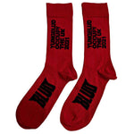 Yungblud Unisex Ankle Socks: Occupy the UK (Red) (UK Size 7 - 11)
