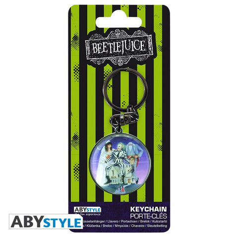 BEETLEJUICE - Keychain "Beetlejuice and Maitland couple"
