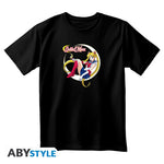 SAILOR MOON - Unisex blackTshirt - Sailor Moon (Large)