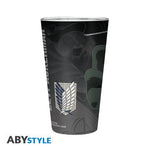 ATTACK ON TITAN - Large Glass - 400ml - Levi S4