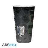 ATTACK ON TITAN - Large Glass - 400ml - Levi S4