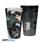 ATTACK ON TITAN - Large Glass - 400ml - Levi S4