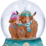 Winter Highland Cow Snow Globe