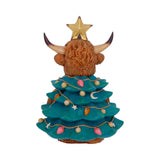 Winter Highland Cow Tree