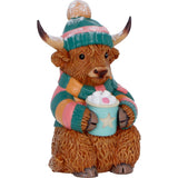 Winter Highland Cow Hot Cocoa