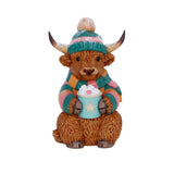 Winter Highland Cow Hot Cocoa
