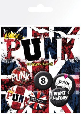 PUNK - Badge Pack - Union Jack
