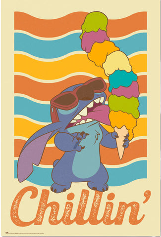Disney Lilo & Stitch Chillin 61 x 91.5cm Maxi Poster