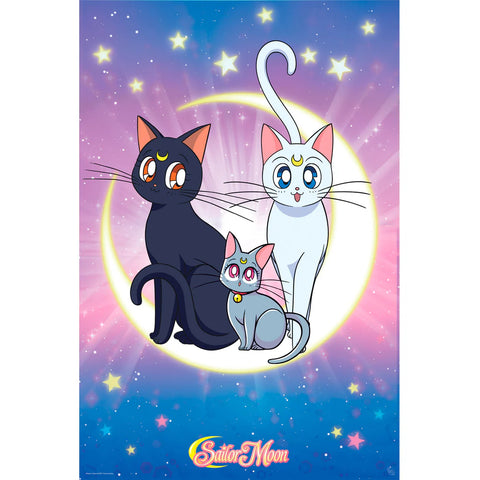 Sailor Moon Luna, Artemis & Diana 61 x 91.5cm Maxi Poster