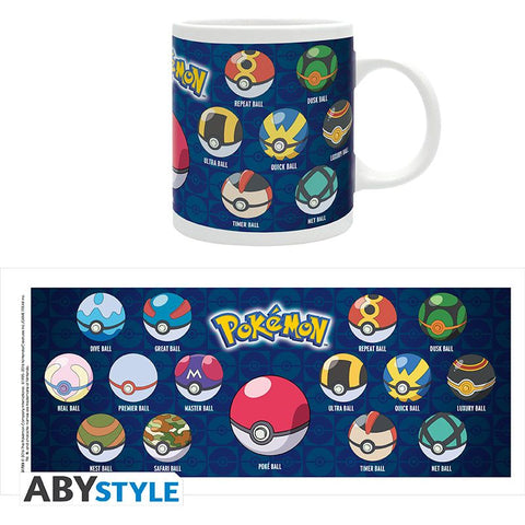 POKEMON - Mug - 320 ml - Ball Varieties