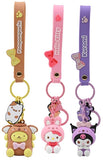SANRIO ANIMAL SERIES KEYCHAIN WITH HAND STRAP ASSORTED