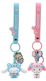 SANRIO ANIMAL SERIES KEYCHAIN WITH HAND STRAP ASSORTED