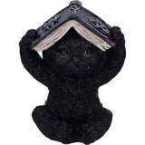 Three Wise Spell Cats 8.5cm