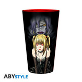 Death Note Light & Misa 400ml Glass