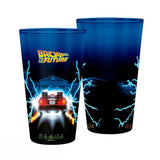 Back To The Future Delorean 400ml Glass