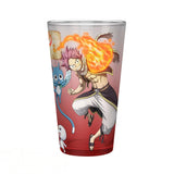 Fairy Tail Natsu, Lucy, Happy & Plue 400ml Glass