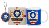 England Mug, coaster and keyring set