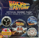 Back To The Future Pin-Back Buttons 5-Pack