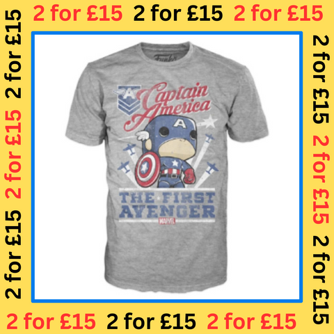 CAPTAIN AMERICA FIRST AVENGER FUNKO TEE