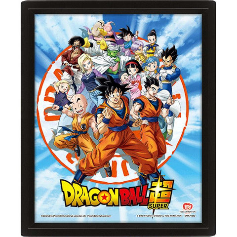DRAGON BALL SUPER (GOKU AND THE Z FIGHTERS) - FRAMED
