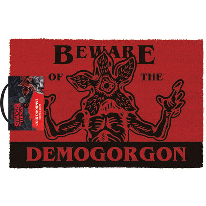 STRANGER THINGS 4 (BEWARE DEMOGORGON) DOORMAT