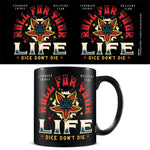 STRANGER THINGS 4 (ROLL FOR YOUR LIFE) BLACK MUG