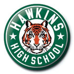 STRANGER THINGS (HAWKINS HIGH SCHOOL) PIN BADGE