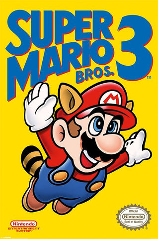 SUPER MARIO BROS. 3 (NES COVER) MAXI POSTER