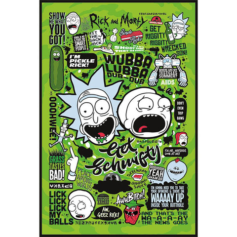 RICK AND MORTY (QUOTES) MAXI POSTER