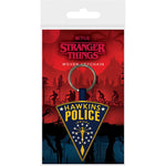 STRANGER THINGS (HAWKINS POLICE) WOVEN KEYCHAIN
