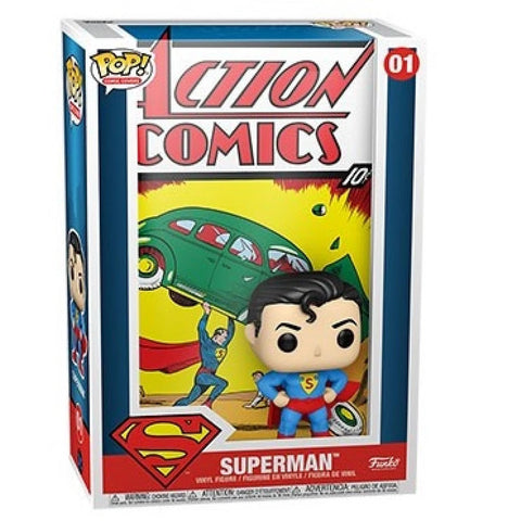 SUPERMAN FUNKO COMIC BOOK COVER