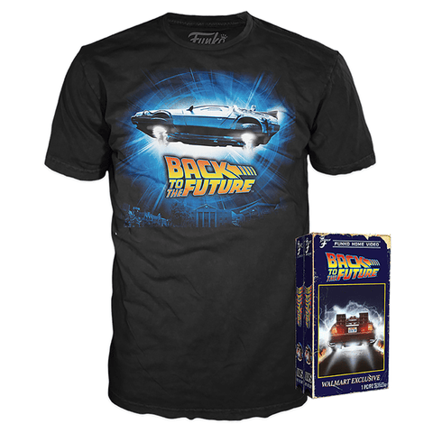 BACK TO THE FUTURE FUNKO TEE VHS BOX