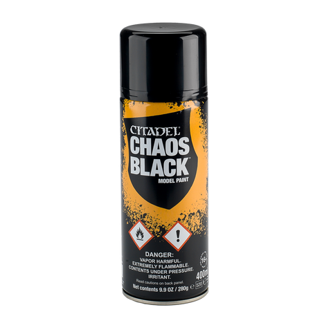 Citadel paint Chaos Black Spray 62-02