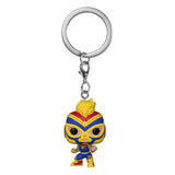 Marvel Luchadores Pocket POP! Vinyl Keychains 4 cm Captain Marvel