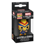 Marvel Luchadores Pocket POP! Vinyl Keychains 4 cm Captain Marvel