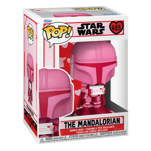 Star Wars Valentines POP! Star Wars Vinyl Figure The Mandalorian 9 cm